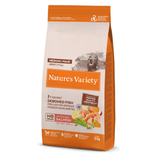 Nature´s Variety Adult Medium/Maxi Dog No Grain Salmón Noruego