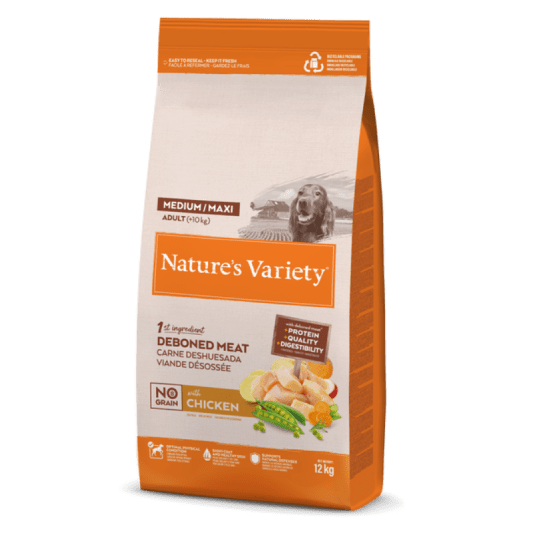 Nature´s Variety Adult Medium/Maxi Dog No Grain Pollo