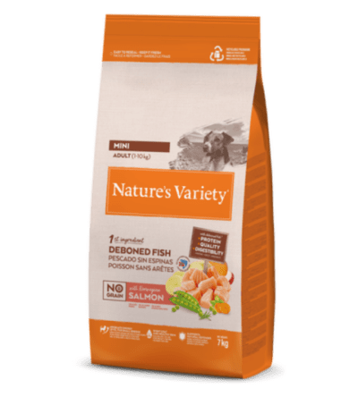 Nature´s Variety Adult Mini Dog No Grain Salmón Noruego