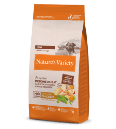 Nature´s Variety Adult Mini Dog No Grain Pollo