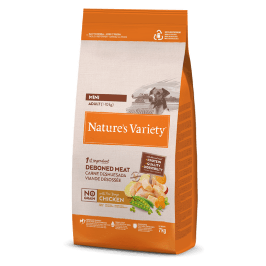 Nature´s Variety Adult Mini Dog No Grain Pollo
