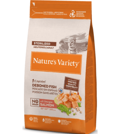 Nature´s Variety No Grain Sterilised Salmón Noruego