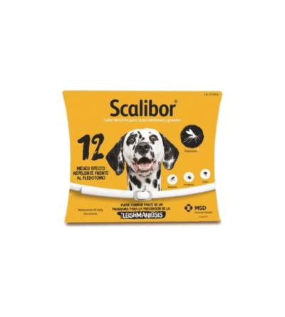 Collar Antiparasitario Scalibor para Perros 65 cm Razas Medianas y Grandes
