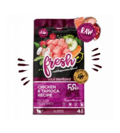 Fresh Mediterranean Gato Chicken & tapioca