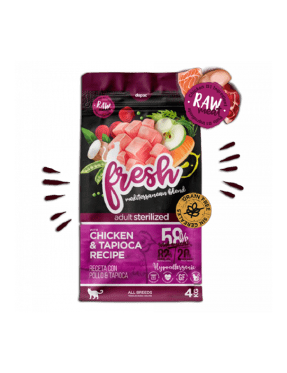 Fresh Mediterranean Gato Chicken & tapioca