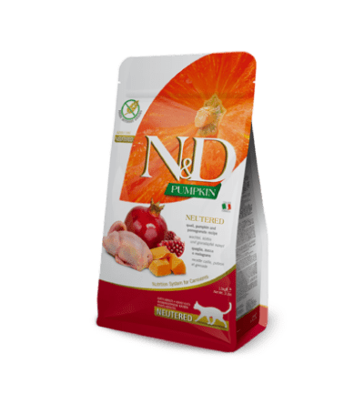Farmina N&D Codorniz, Calabaza & Granada Neutered