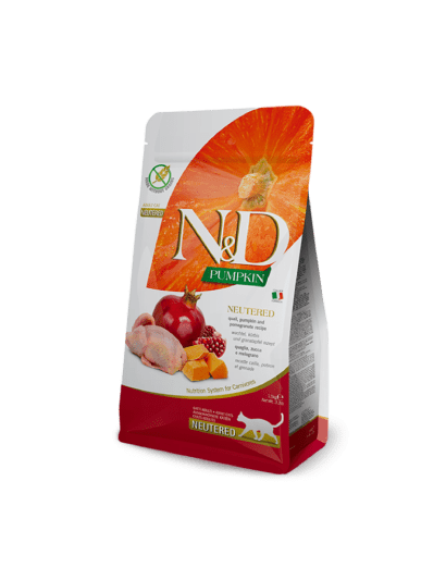 Farmina N&D Codorniz, Calabaza & Granada Neutered