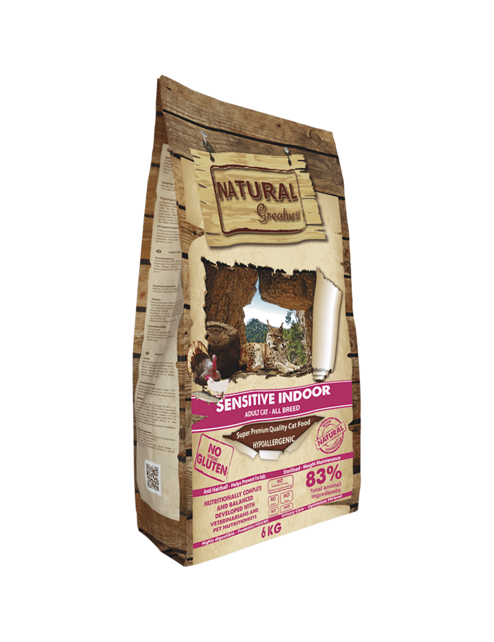 Natural Greatness CAT Receta Sensitive Indoor