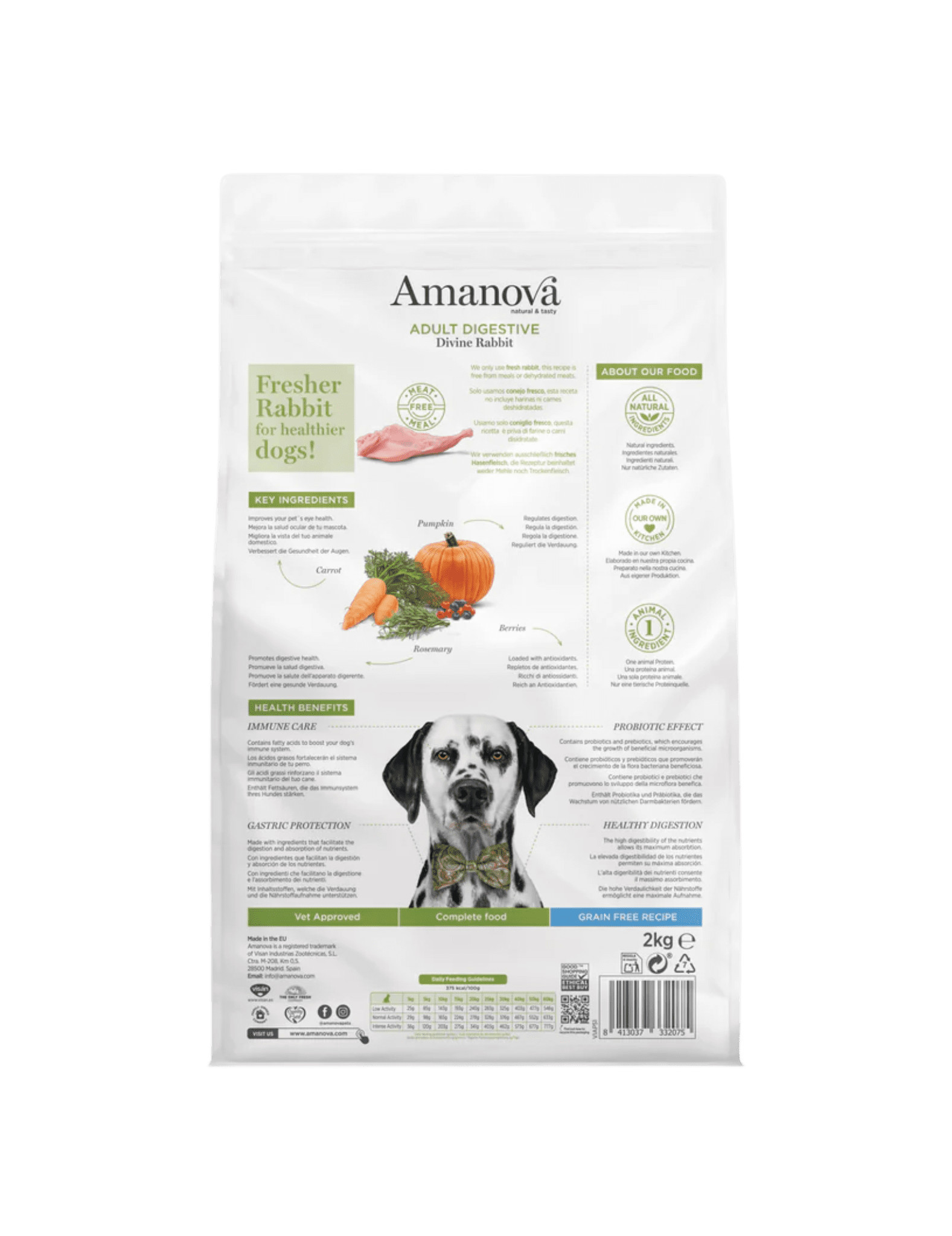 AMANOVA ADULT DIGESTIVE DIVINE RABBIT - Imagen 2