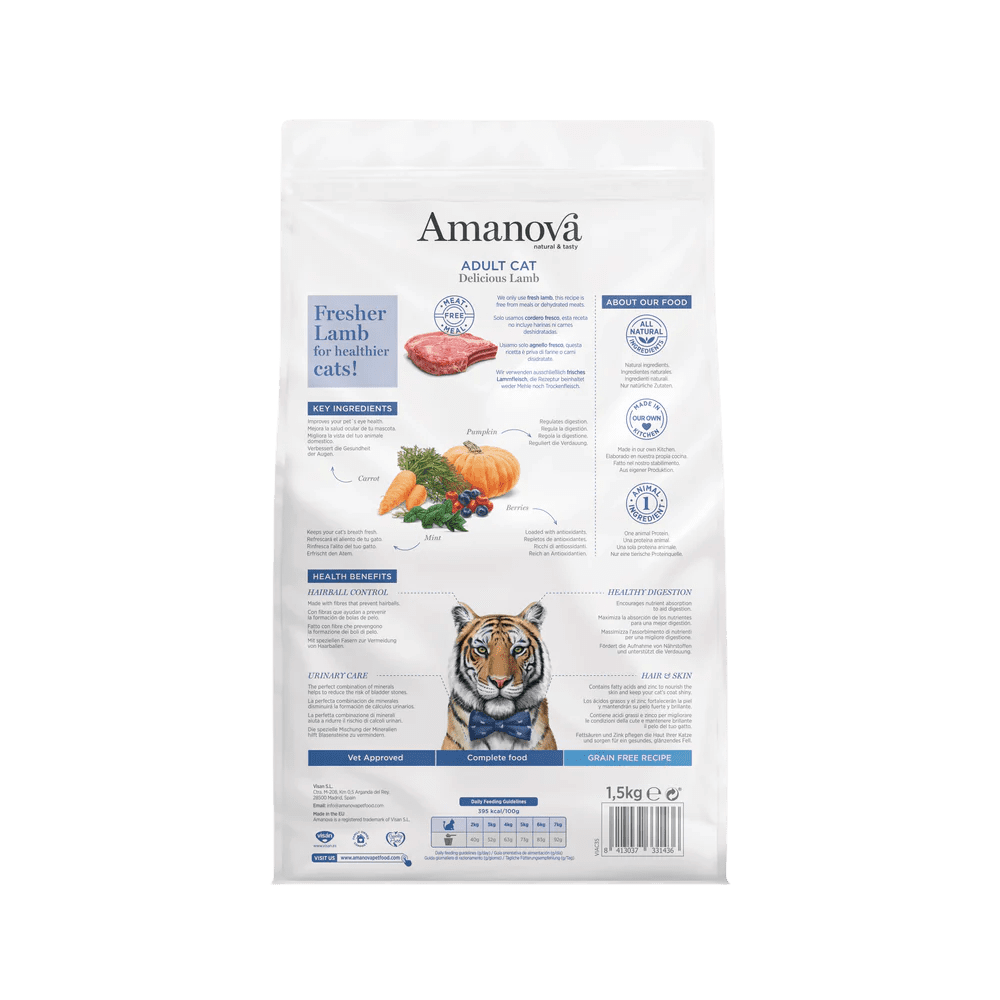 Amanova Adult Cat Delicius Lamb - Imagen 3